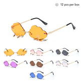 K1002-QX Gafas de sol deportivas de plástico para niños al por mayor 1 docena (12 piezas)